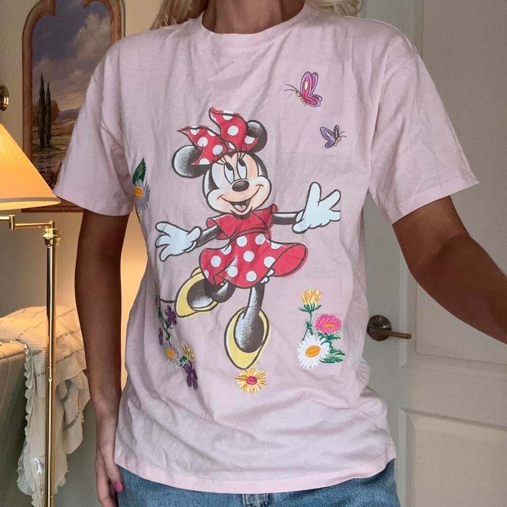 Disney Minnie Mouse Graphic T-Shirt Pink